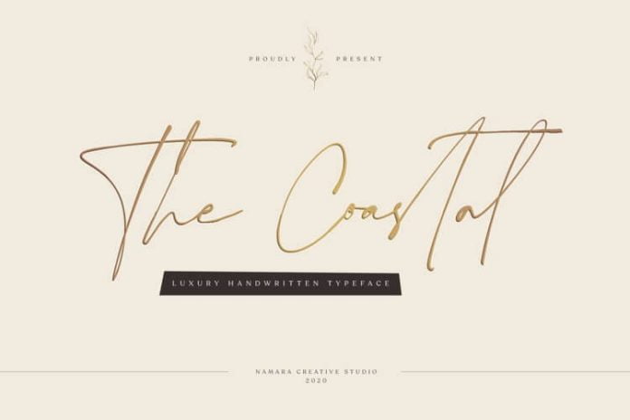 The Coastal - Luxury Handwritten Script Font
