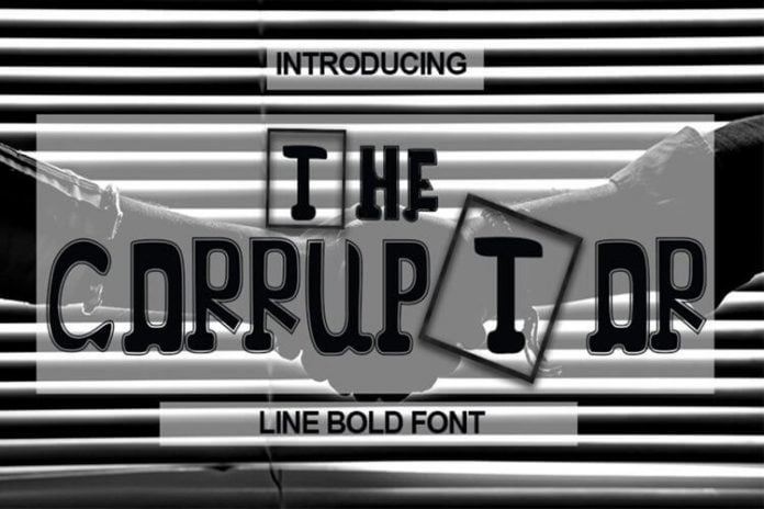 The Corruptor Font