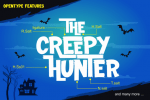 The Creepy Hunter Font