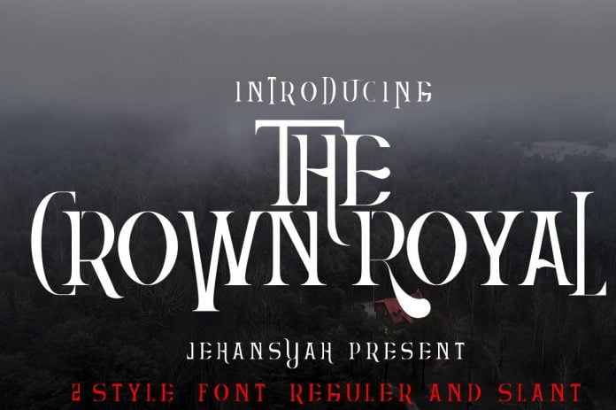 The Crown Royal Font