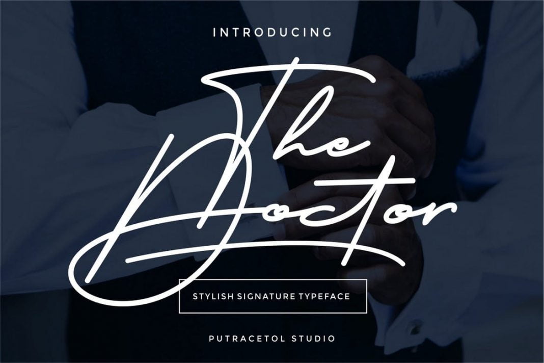 The Doctor Signature - Stylistic Signature Font