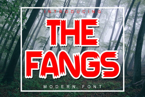 The Fangs Font