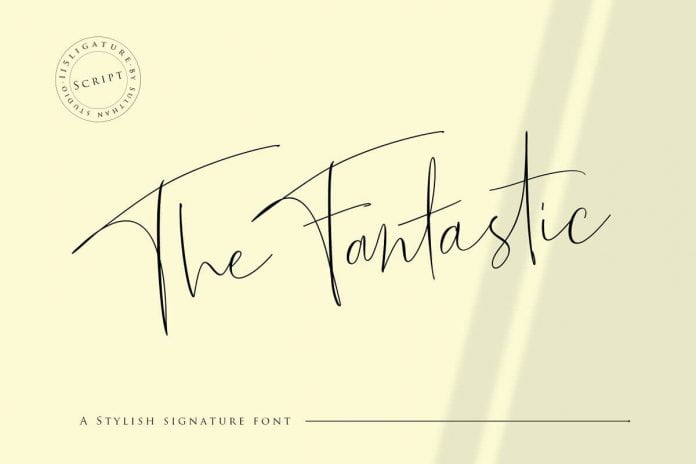 The Fantastic signature Font