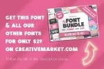 The Floral Font