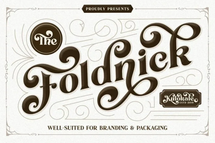 The Foldnick - Vintage Serif Font