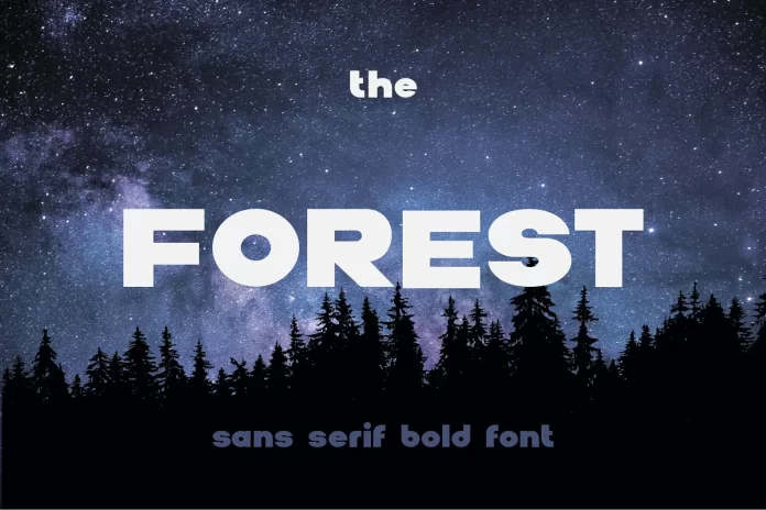 The Forest Font