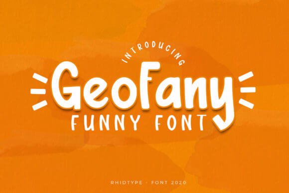 The Geofany Font