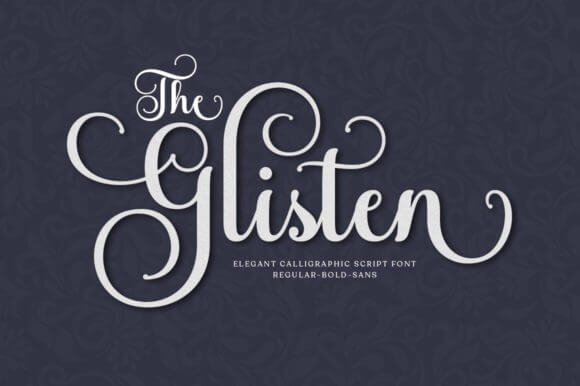 The Glisten Font