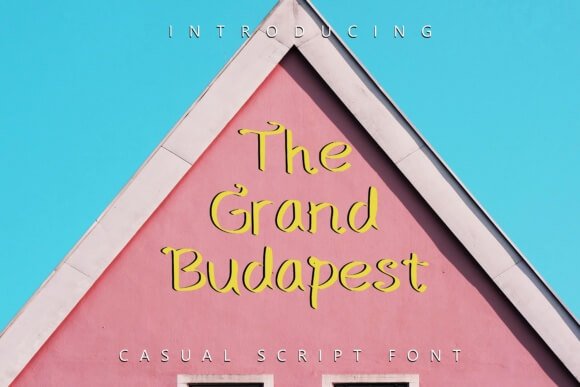 The Grand Budapest Font