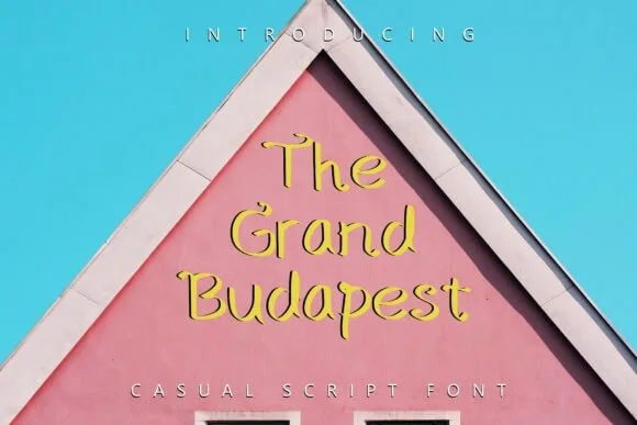 The Grand Budapest Font