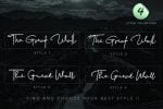 The Great Wall Font