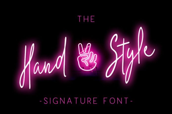 The Hand Style Font