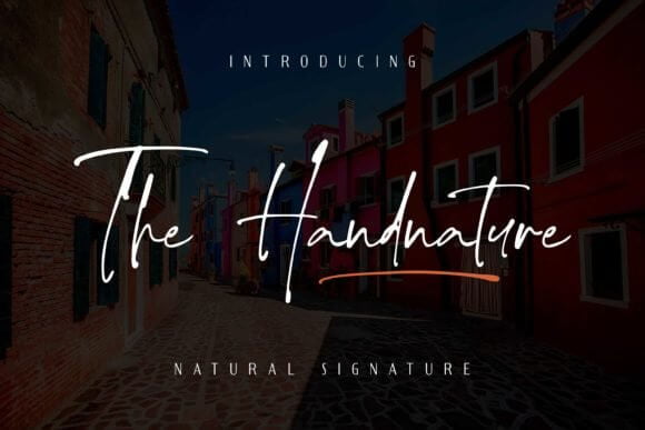 The Handnature Font