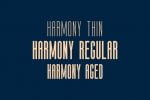 The Harmony - Condensed font