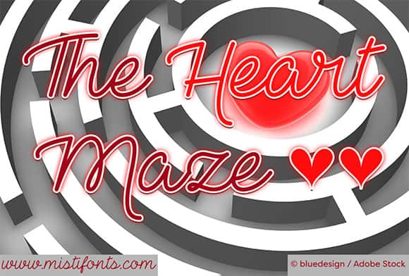 The Heart Maze Font