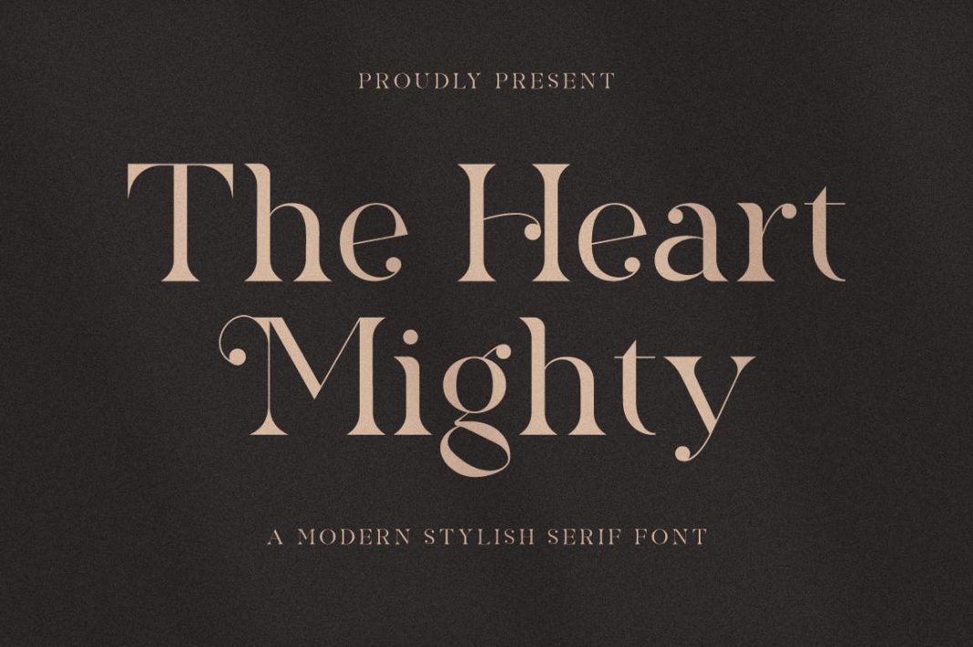 The Heart Mighty Font