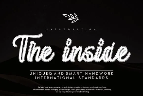The Inside Font