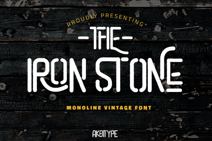The Iron Stone Font