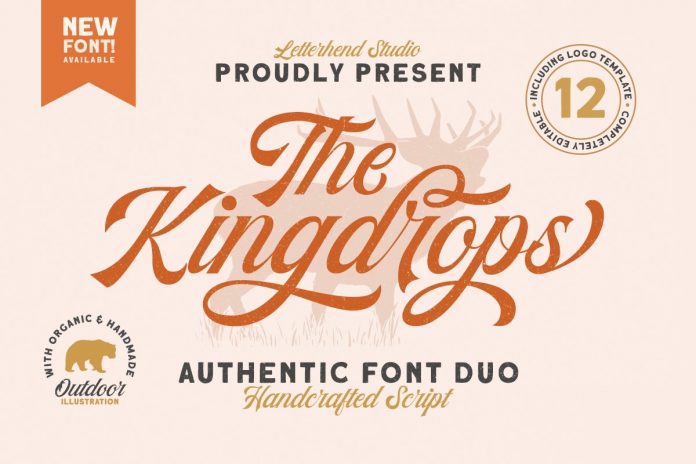 The Kingdrops - Font Duo and Logos