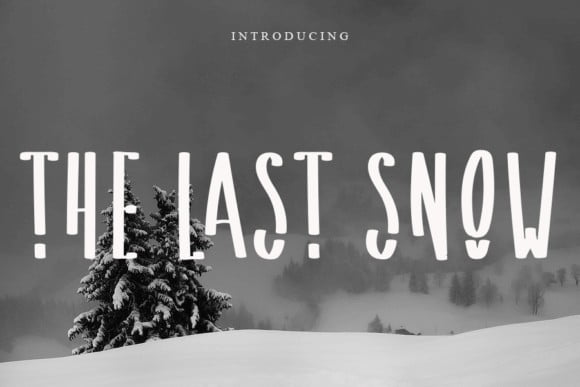 The Last Snow Font