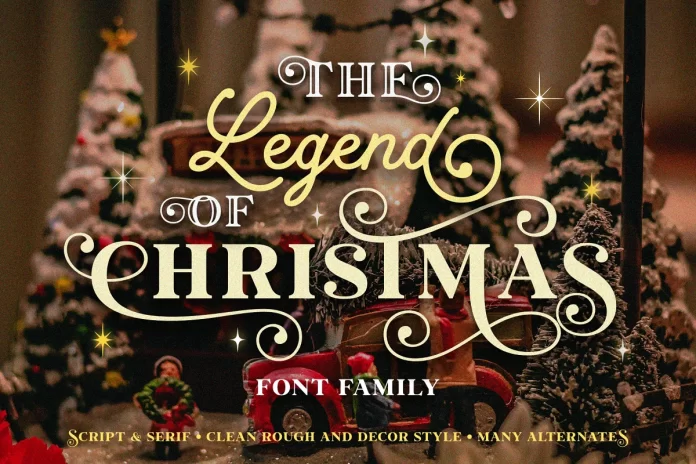 The Legend of Christmas Font