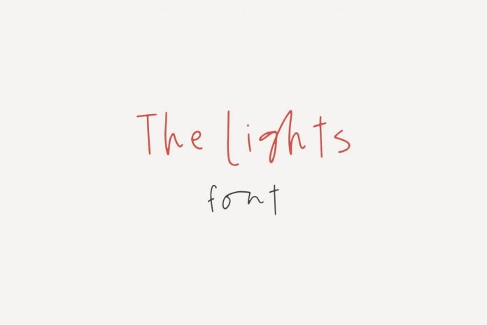 The Lights Font