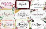 The Lovely Spring Font Bundle - Including 52 Premium Crafting Fonts