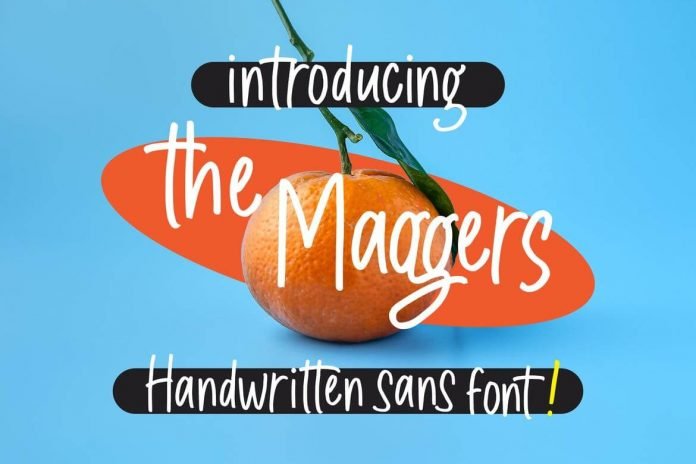 The Maggers - Handwritten Sans Font