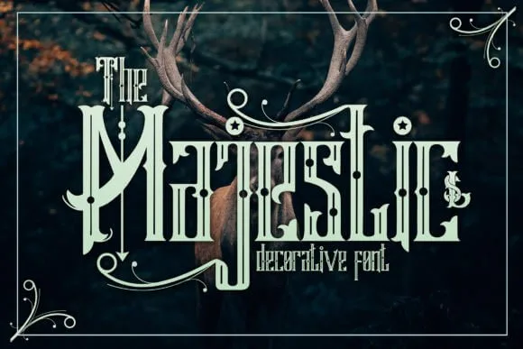 The Majestic Font