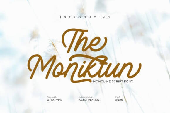 The Moniktun Font