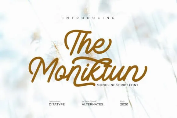 The Moniktun Font