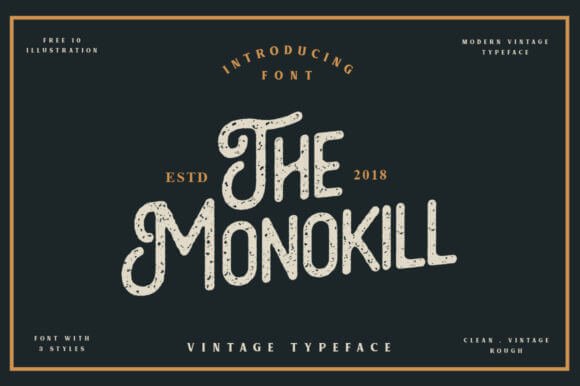 The Monokill Font