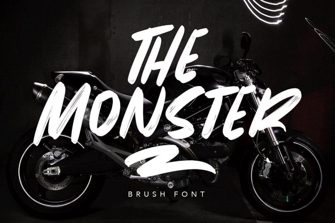 The Monster Brush Font