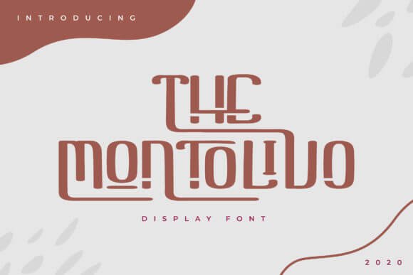 The Montolivo Font