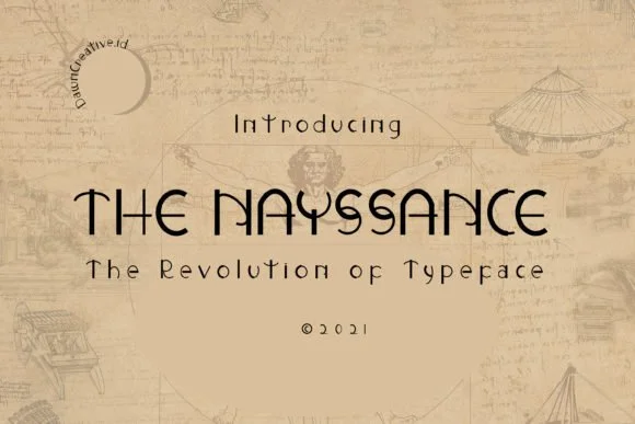 The Nayssance Display Font - The Revolution of Typeface