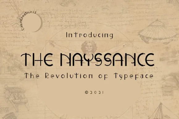 The Nayssance Display Font - The Revolution of Typeface