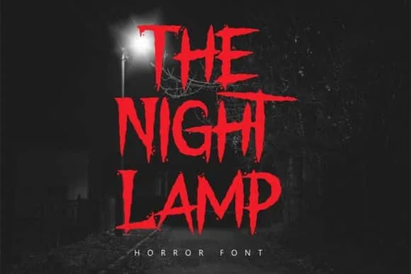 The Night Lamp Font The Night Lamp Font