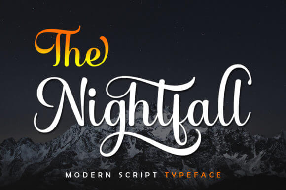The Nightfall Font