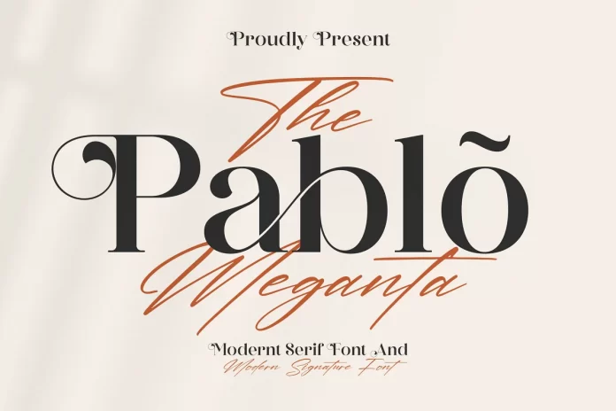 The Pablo Meganta - Font Duo Typeface