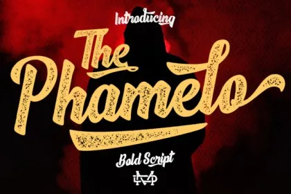 The Phamelo - Bold Script Font