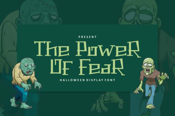 The Power of Fear Font