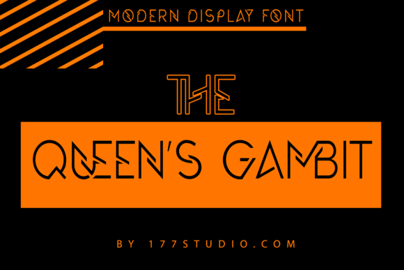 The Queen's Gambit Font
