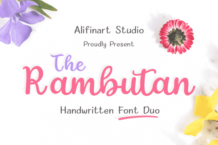 The Rambutan Script Font