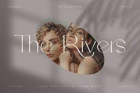 The Rivers - Modern Sans font