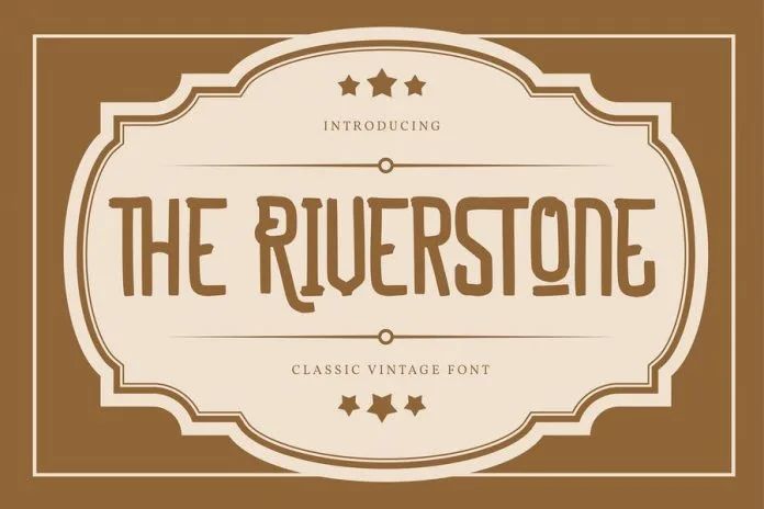 The Riverstone Classic Vintage Font