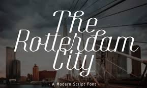 The Rotterdam City Font