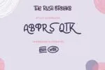 The Rush Brelako Font