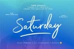 The Saturday Typeface