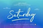 The Saturday Typeface