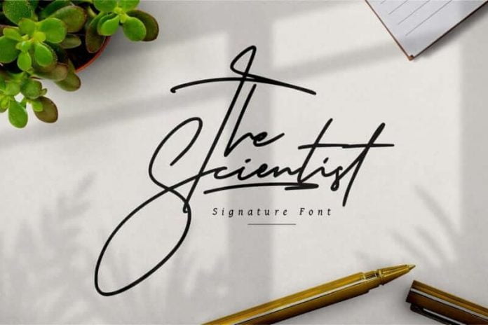 The Scientist Signature - Modern Handwritten Font